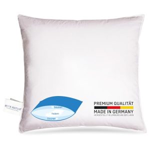 Down pillow 80×80 BEFA NATUR Made in Germany 3-chamber