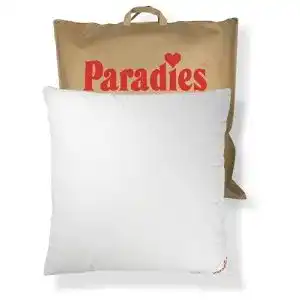 Daunenkissen 80x80 paradies cm 900g cleo medium bio
