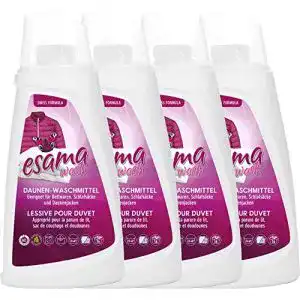 Daunenwaschmittel esama wash 4x1l bis zu 64 waschgaenge