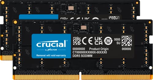 DDR5-RAM Crucial RAM 64GB Kit (2x32GB) DDR5 4800MHz CL40