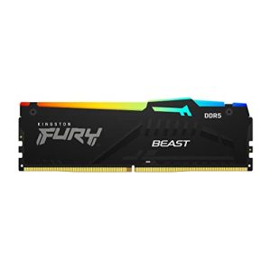 DDR5-RAM Kingston FURY Beast Schwarz RGB 32GB (2x16GB) 6000MT/s DDR5 - ddr5 ram kingston fury beast schwarz rgb 32gb 2x16gb 6000mt s ddr5