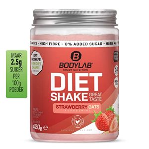 Diät-Shakes Bodylab24 Diet Shake Strawberry Oats Flavouring