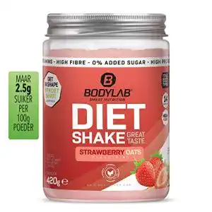 Diaet shakes bodylab24 diet shake strawberry oats flavouring