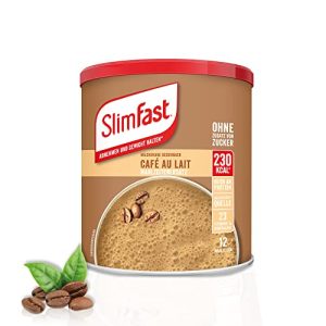 Diät-Shakes SlimFast Milchshake Pulver Café au Lait