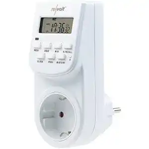 Digitale zeitschaltuhr revolt schaltuhr mit lcd display