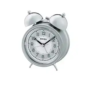 Doppelglockenwecker seiko wecker silber kunststoff
