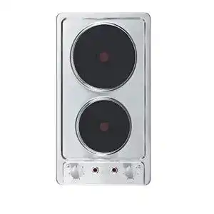 Doppelkochplatte respekta domino kochmulde edelstahl 2 platten