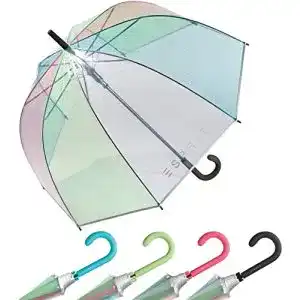 Durchsichtiger regenschirm esprit stockschirm long ac
