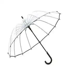 Durchsichtiger regenschirm lancoon transparenter