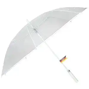 Durchsichtiger regenschirm montagsliebe stockschirm xxl