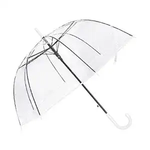 Durchsichtiger regenschirm regenschirm ctlya transparenter