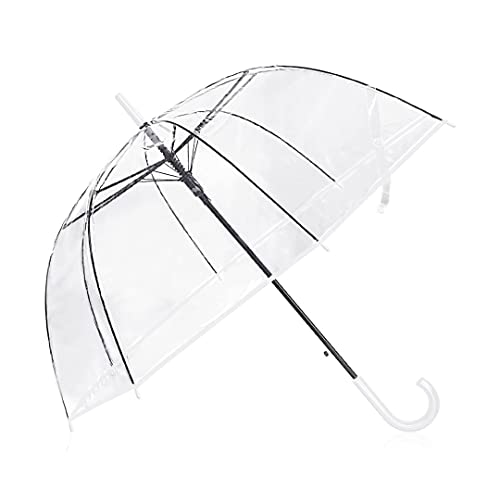Durchsichtiger Regenschirm Regenschirm CTLYA Transparenter