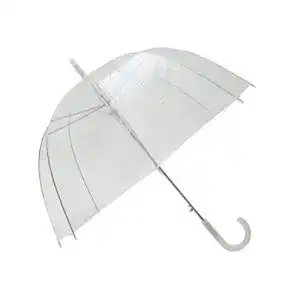 Durchsichtiger regenschirm smati langer regenschirm