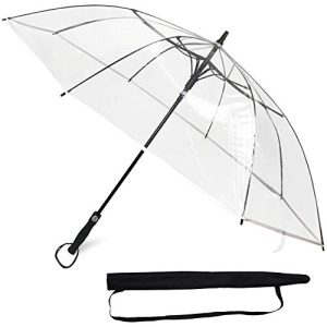 Durchsichtiger Regenschirm Sternenfunke Regenschirm groß XXL