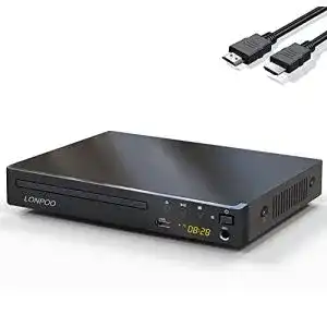 Dvd player lonpoo kompakter fuer tv hd dvd cd player