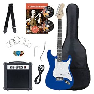E-Gitarre ROCKTILE Banger's Pack Komplettset Blau - e gitarre rocktile bangers pack komplettset blau