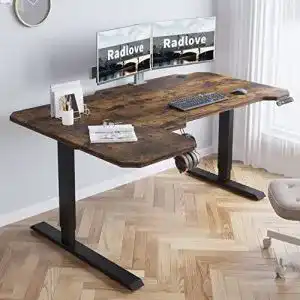 Eckschreibtisch hoehenverstellbar radlove schreibtisch