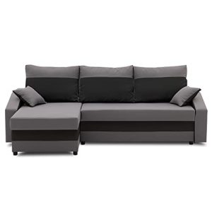 Ecksofa Sofini Hewlet mit Schlaffunktion, Eckcouch - ecksofa sofini hewlet mit schlaffunktion eckcouch