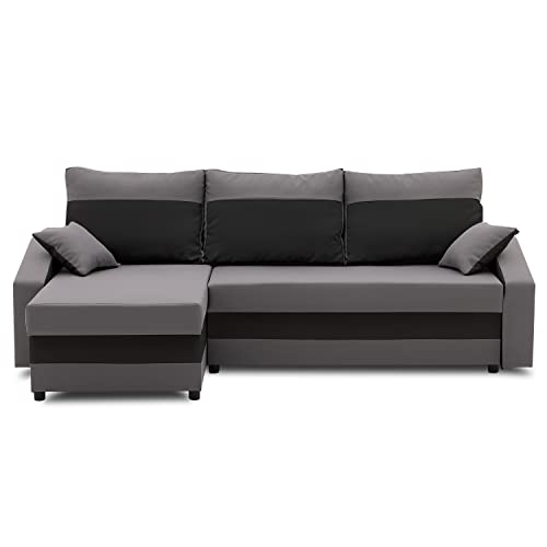 Ecksofa Sofini Hewlet mit Schlaffunktion, Eckcouch