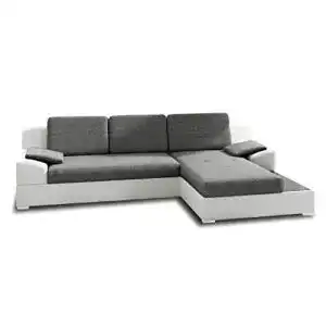 Ecksofa sofnet aldo mit glasregal couchgarnitur mit bettfunktion