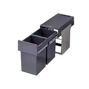 Einbau abfalleimer hailo abfallsammler tandem 3666101