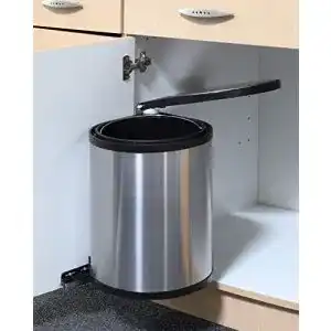 Einbau abfalleimer spetebo edelstahl einbau muelleimer 12 liter