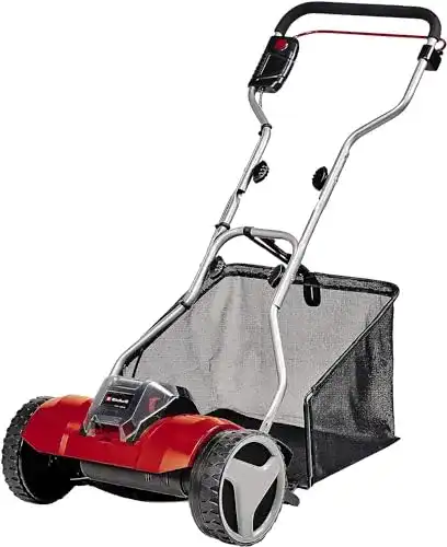 Einhell Tondeuse à gazon manuelle sans fil GE-HM 18/38 Li - Solo Power X-Change (18V, axe de Einhell Tondeuse à gazon manuelle sans fil GE-HM 18/38 Li - Solo Power X-Change (18V, axe de
