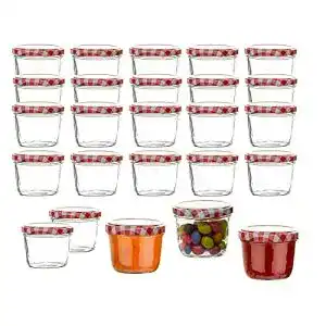 Einmachglaeser bigdean 24x marmeladenglaeser 230ml
