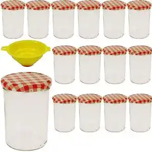 Einmachglaeser mikken 15 marmeladenglaeser 440ml