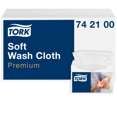 Einmalwaschlappen Tork 742100 weiches Waschtuch, 1-lagig