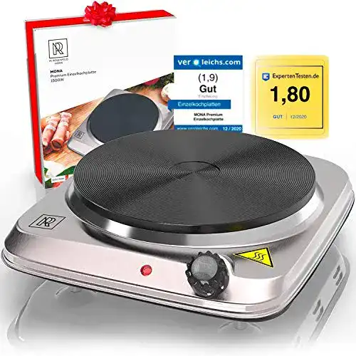 Einzelkochplatte von Rosenfeld Home Premium Kochplatte für die Küche