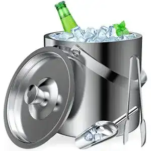 Eiskuebel fivehome 2l eiswuerfelbehaelter edelstahl
