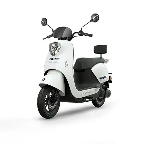 Elektroroller Home Deluxe E-Roller Mick in Weiß mit 45 km/h