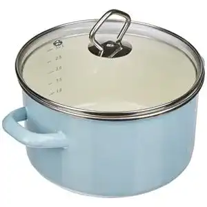 Emaille topf krueger fleischtopf sylt 20 cm emaille blau