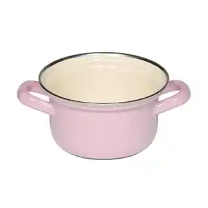 Emaille topf riess 0276 006 kasserolle mit chromrand 12 classic