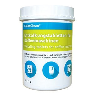Kaffemaskin för avkalkning av tabletter