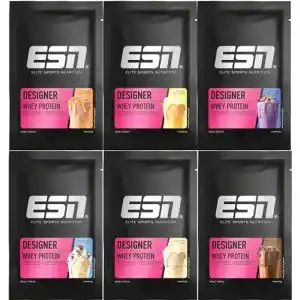 Esn proteinpulver esn designer whey protein pulver proben 6 x