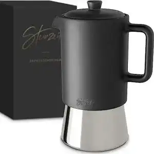 Espressokocher induktion steinzeit design espressokocher