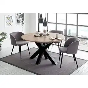 Esstisch 58 aufm kessel rund ausziehbar edda 9 110 x 110 x 78
