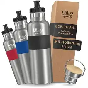 Fahrrad trinkflasche edelstahl hilo sports isolierte trinkflasche