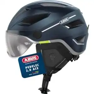 Fahrradhelm herren mit visier abus stadthelm pedelec 2 0 ace