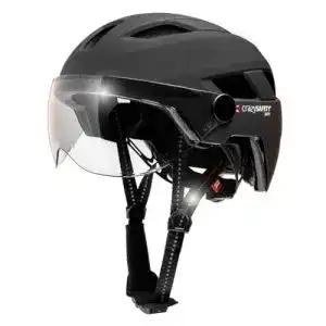 Fahrradhelm herren mit visier crazy safety oak fahrradhelm