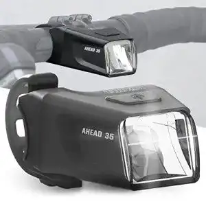 Fahrradlampe batterie buechel ahead frontlicht 35 15 lux design
