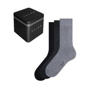 Falke-Socken FALKE Herren Socken Happy Box Uni 3-Pack M SO