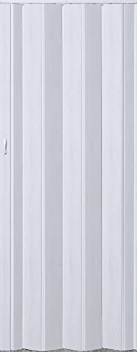 Falttür Vivi Schiebetür Tür weiß gewischt farben Höhe 202 cm