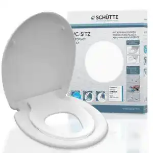 Familien wc sitz schuette schuette wc sitz family white duroplast
