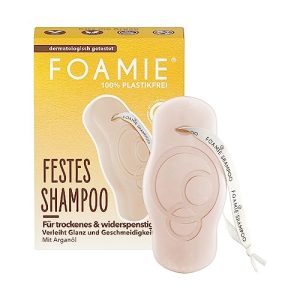 Festes Shampoo Foamie Trockenes & Widerspenstiges Haar mit Arganöl - festes shampoo foamie trockenes widerspenstiges haar mit arganoel