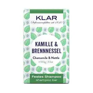 Festes shampoo klar seifen kamille brennessel 100 g