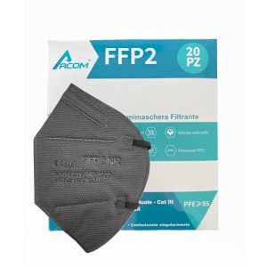 FFP2-masker Svart ARCOM FFP2-mask, CE-certifikat