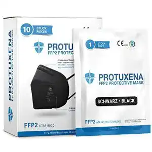 FFP2-Masken Schwarz von Protuxena – Schutzmasken in elegantem Design